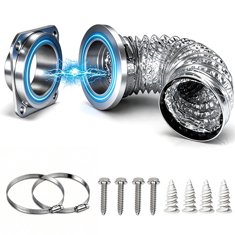 🔥50%OFF🔥Magnetic Dryer Vent Coupling Connector Kit