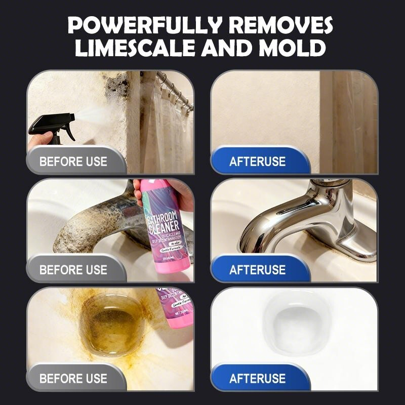 ⚡Today Only 50% OFF✨ Bathroom Cleaner: Sparkle in Seconds, No Harsh Fumes