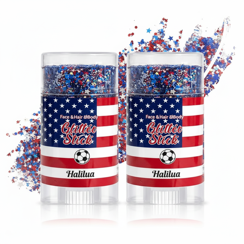 💥50%OFF🦅4th of July Glitter Stick✨Red, White & Blue Body & Hair Sparkle