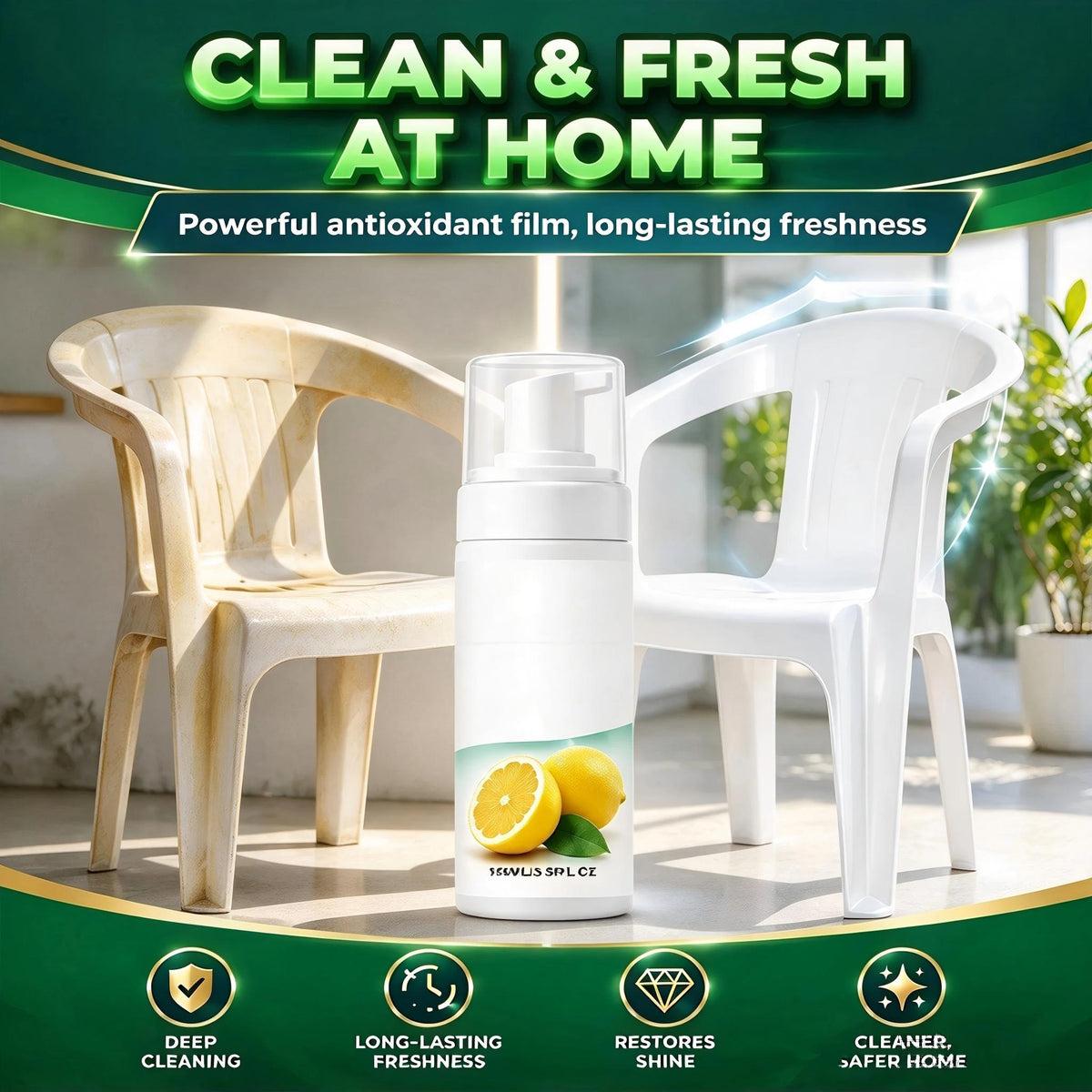🔥 Buy 1, Get 1 Free – Today Only! 💥 Multi-Purpose Foam Cleaning Spray