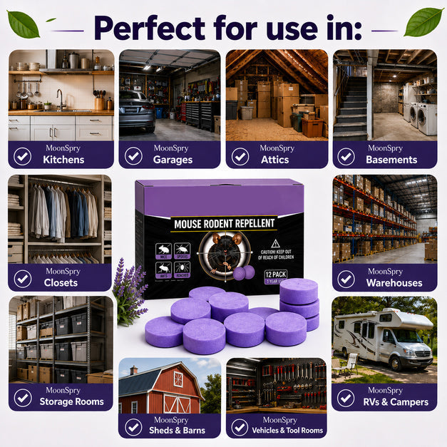 🐭 Final two hours! Half-price offer! 🔥 All-natural peppermint and cinnamon repellent blocks for pest and rodent control 🕷️🐍