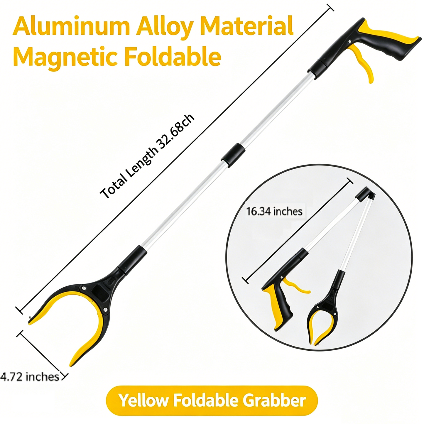 💥LIMITED-TIME 50% OFF!🔥 Foldable Long Reach Grabber Tool