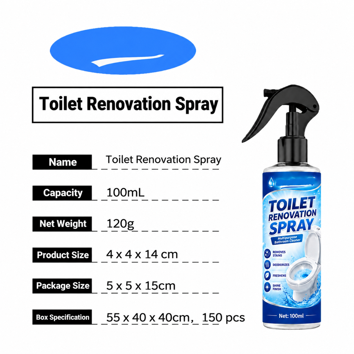 🔥LAST DAY SALE-50% OFF🎁100ML-Scented Antibacterial and Descaling Toilet Cleaner