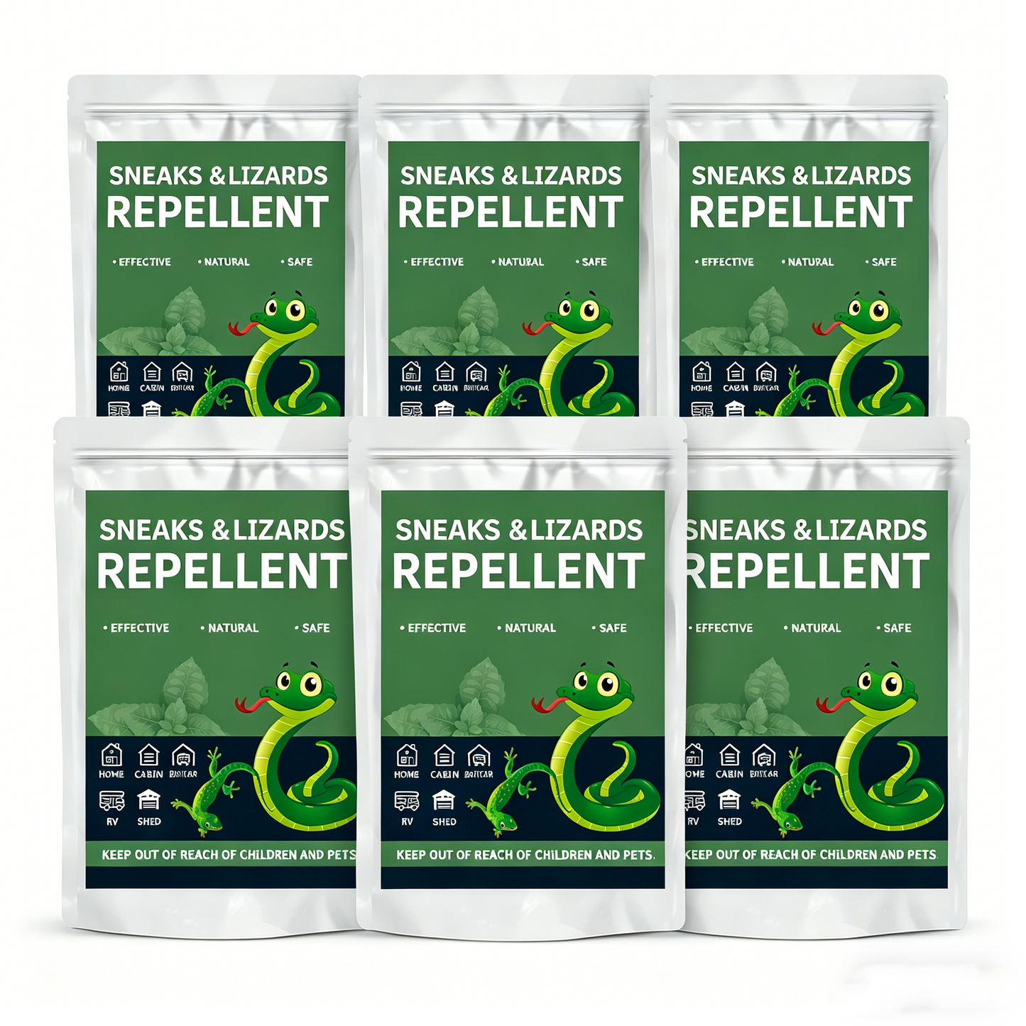🔥Limited-time 50% off✨Snakes & Lizards Repellent Pouches(10 small packets/packet)