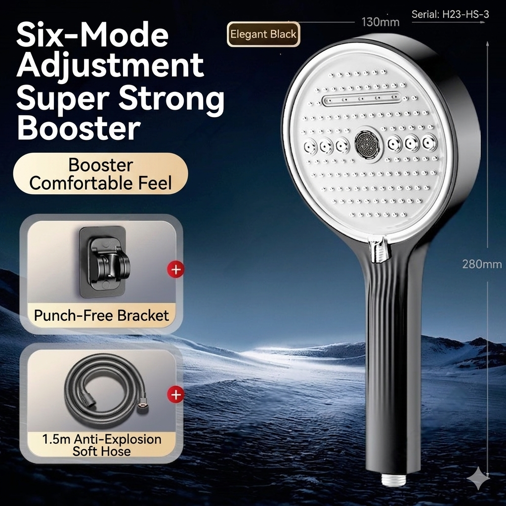 2026 New Release🔥 50% OFF🔥 6-Mode High Pressure Shower Head