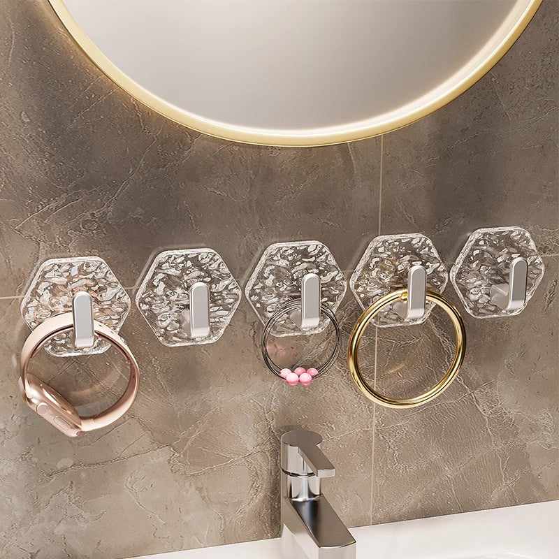 đ„Limited-time 50% offâšGlacier-patterned bathroom wall-mounted hooks - no drilling required