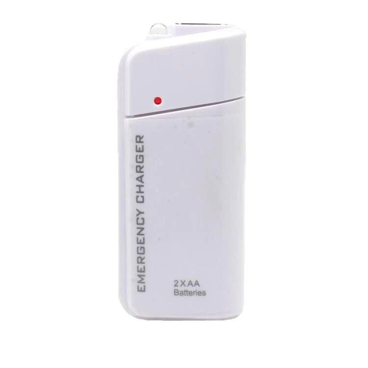 🔋 Portable emergency mobile phone charger ⚡ powered by AA batteries