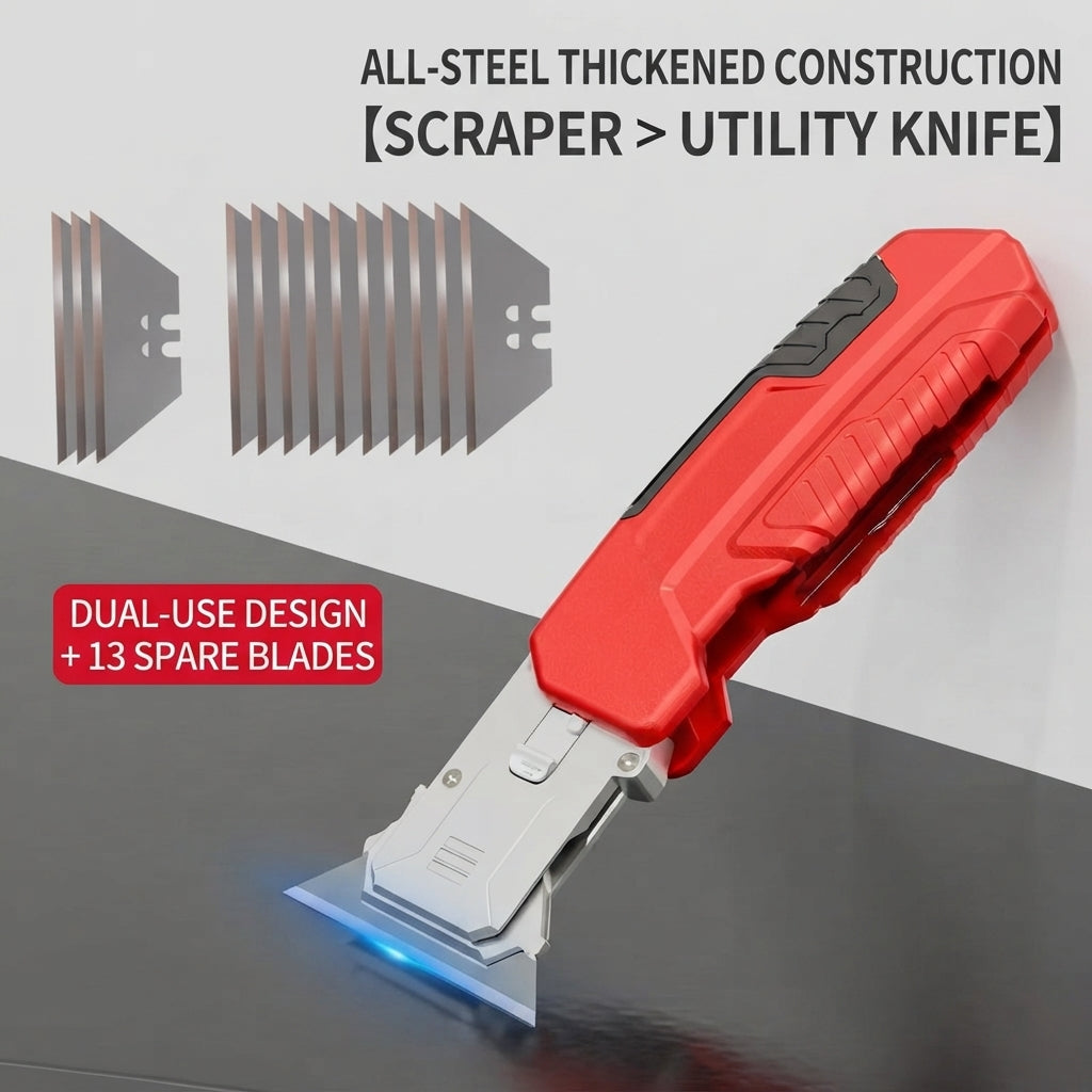 🛠️ 50% off! ⏰ Multi-functional heavy-duty scraper
