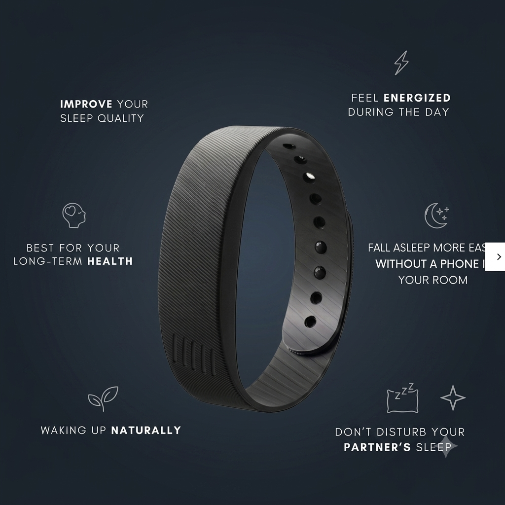 ⌚Vibrating alarm clock bracelet