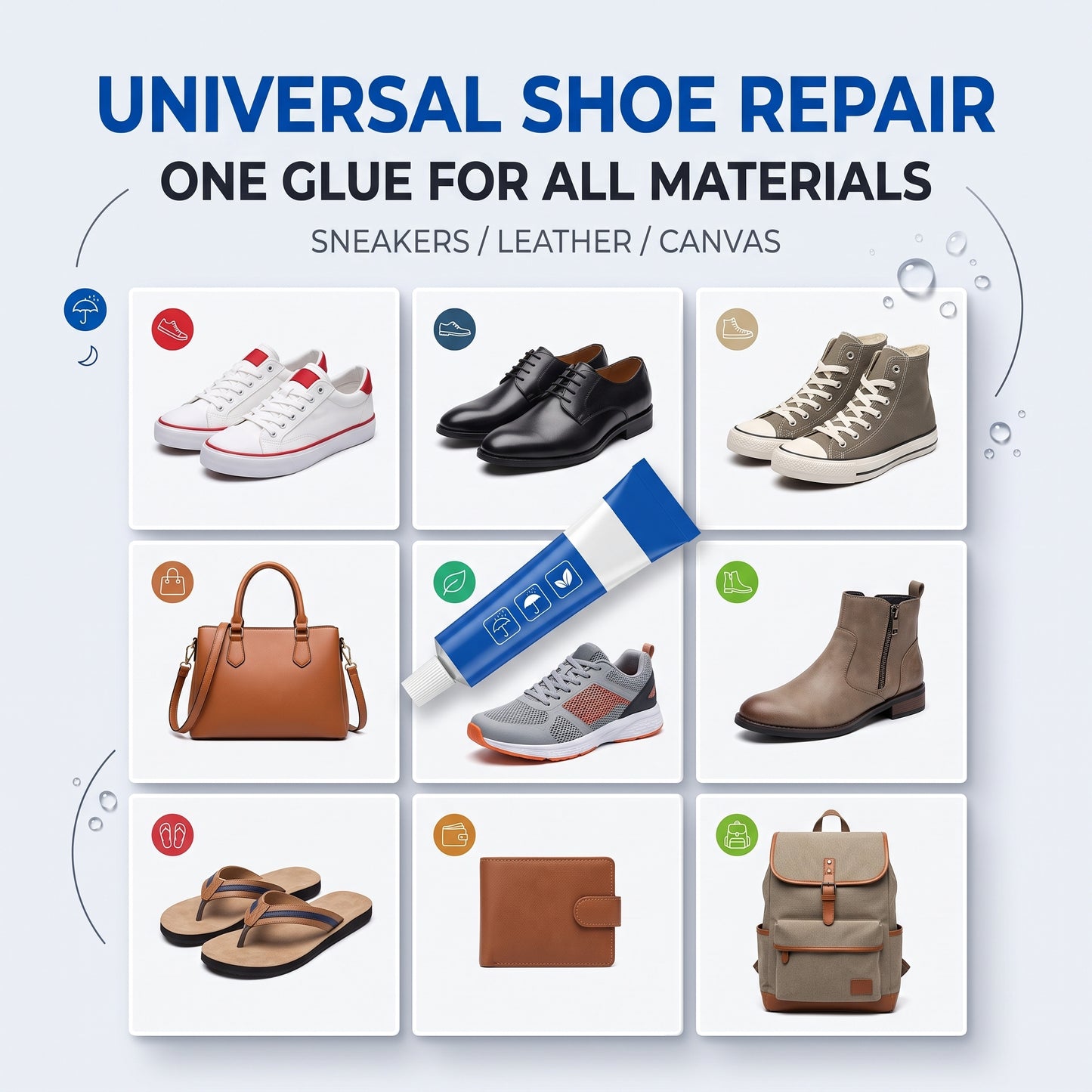 🔥Buy One Get One Free|Heavy‑Duty Shoe Repair Glue, Waterproof & Sun‑Resistant