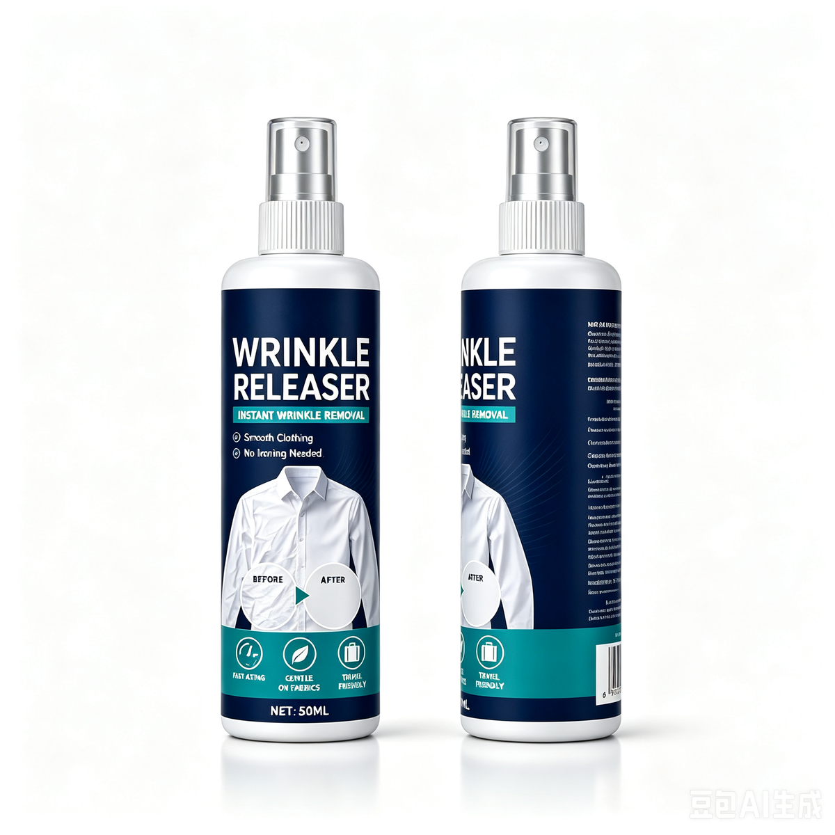 👔 Wrinkle-removing spray for clothes – No ironing required