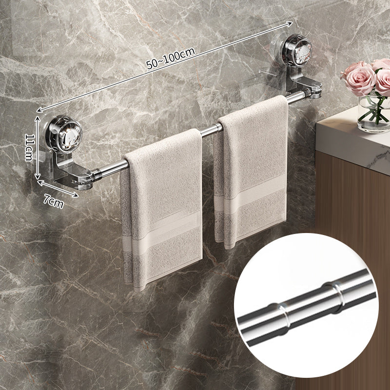 ✨50%OFF✨Adjustable Suction Cup Towel Bar No-damage Bathroom Towel & slipper Holder