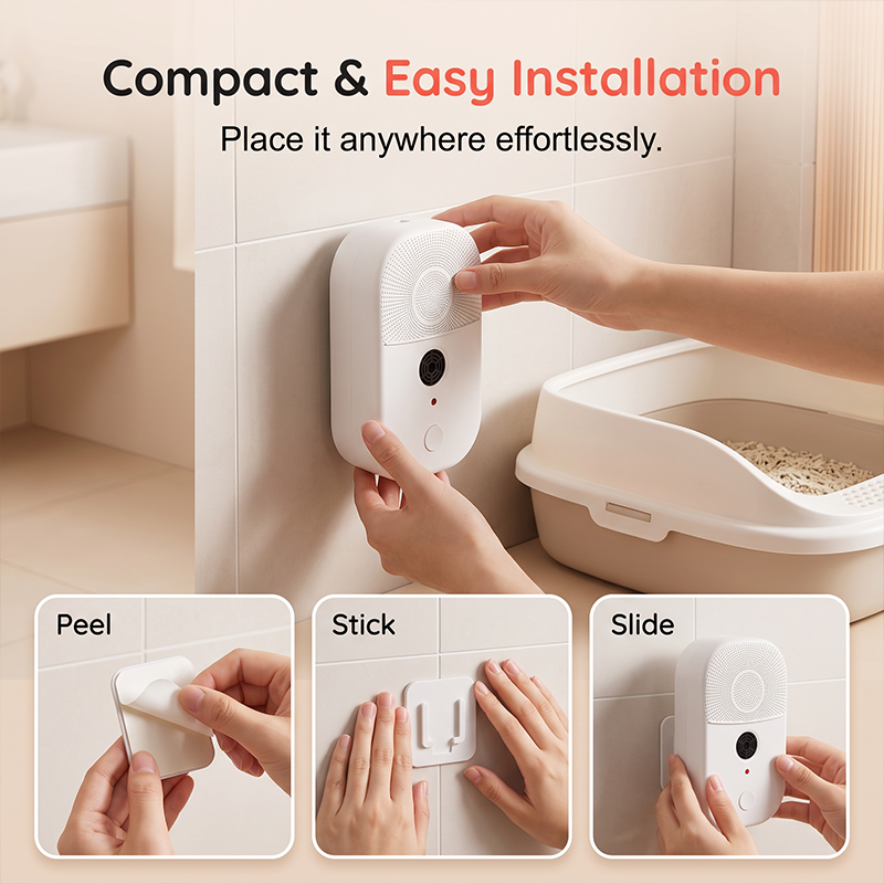 🔥Buy‑One‑Get‑One‑Free🔥2-in-1 Pet Air Purifier & Ultrasonic Mite Repellent Device