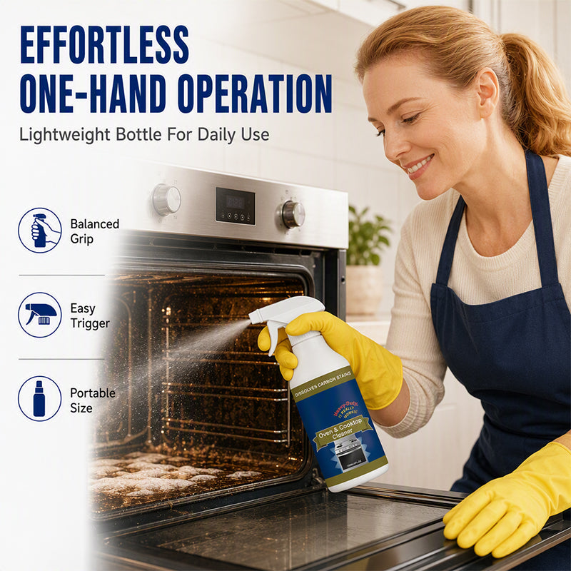 🎄Christmas Special Offer Buy One Get One Free💞50K+ SOLD!🧼Heavy Duty Oven & Cooktop Cleaner Spray