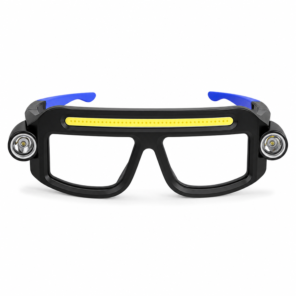 ⏳ Last day for special offers—save up to 50%! 💥 Rechargeable LED Headlamp Glasses with gesture-sensing control. 🔧💡 Features a Type-C charging port, 5 lighting modes (COB light source), IPX4 water resistance, and an ultra-lightweight design.