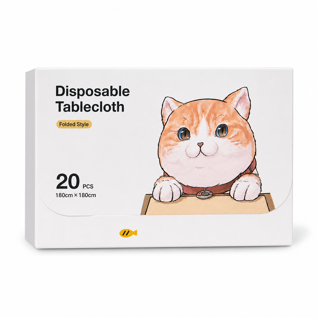 🎉 Buy 1 Get 1 Free for the first 50 orders! 🔥 Disposable Cartoon-Themed Plastic Tablecloths – 20 sheets per box 🍽️