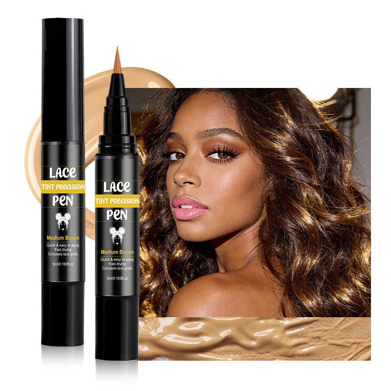 🔥Buy 1 Get 1 Free-Lace Front Wig Touch Up Pen, Hair Lace Cap Coloring Pen for Wig Makers