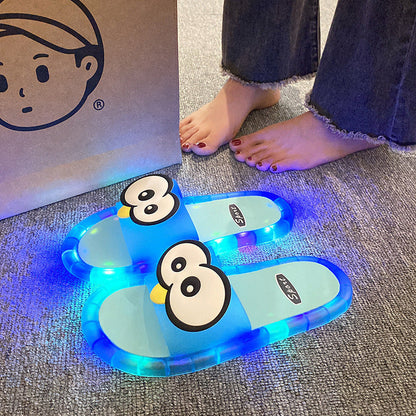 🔥Last Day Sale 50% OFF⏰🩴👀Cute Slippers With Cartoon Motifs That Glow👣🎁