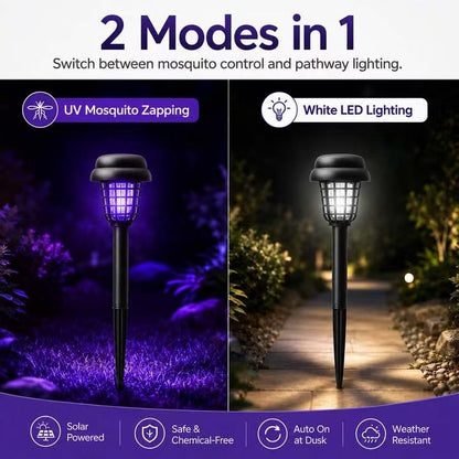 50%off🏠Summer Essentials🦟Solar-Powered UV Mosquito Killer Lamp