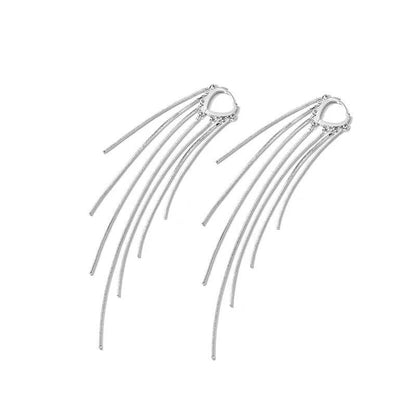 🔥HOT SALE🔥✨14K Gold Plated Long Tassel Earrings for Women