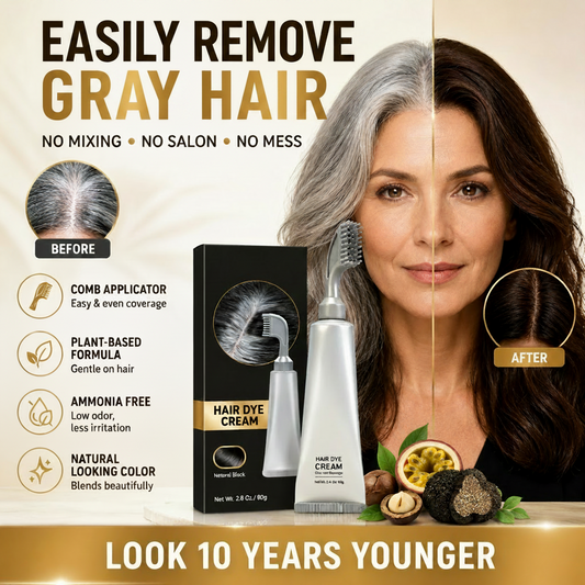 🔥Buy 1 Get 1 Free🔥 2 In 1 Hair Dye Comb For Instant Gray Coverage & Hair Care