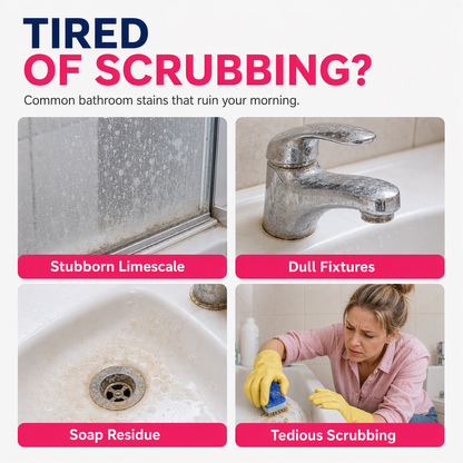 💗LAST DAY SALE 50% OFF🛁Multi-Surface Bathroom Cleaner for Mold & Limescale