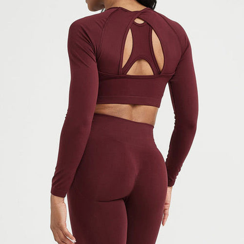 High-Stretch Backless Activewear Set