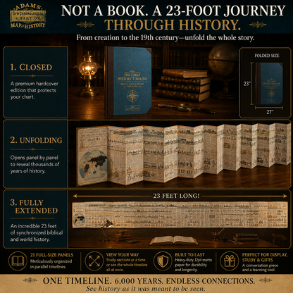 🎁Synchronological History Chart Biblical & World Events