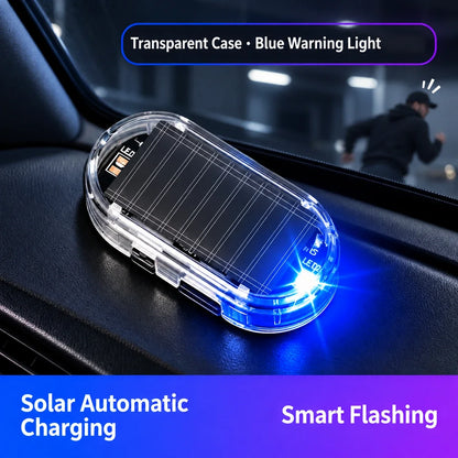 🔥BUY 1 GET 1 FREE🚗Solar Powered Fake Car Alarm Light Auto LED Security Warning Flashing Light