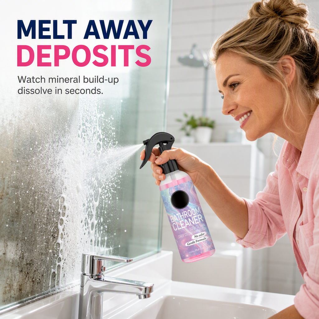 💗LAST DAY SALE 50% OFF🛁Multi-Surface Bathroom Cleaner for Mold & Limescale