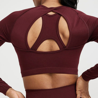 High-Stretch Backless Activewear Set