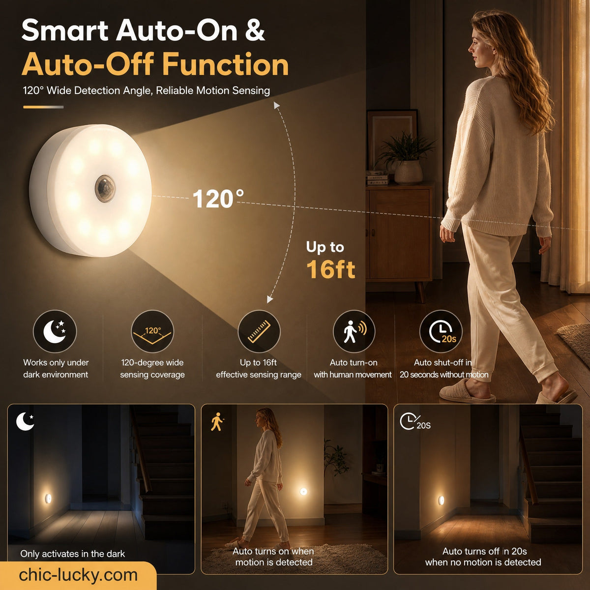 🎄Biggest Christmas Sale 50% OFF⏳Energy-Efficient LED Motion Sensor Light