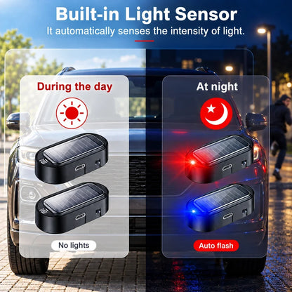 Buy 1 Get 1 Free🚨 Solar-Powered Anti-Theft Car Alarm & Warning LED Light