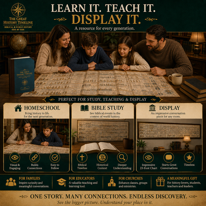 🎁Synchronological History Chart Biblical & World Events