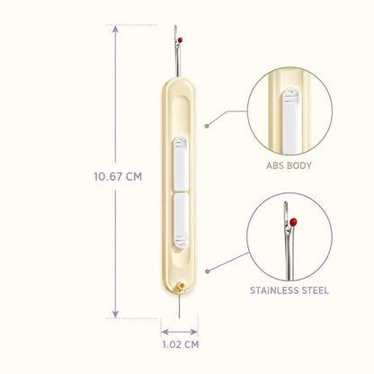 🎉Buy 1 Get 1 Free🎁🧵2-in-1 Needle Threader & Retractable Seam Ripper Tool