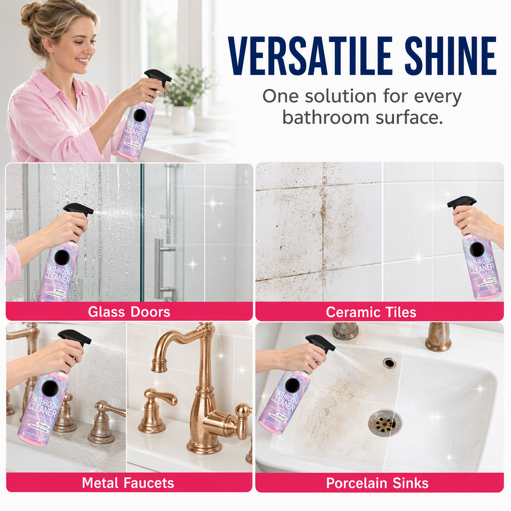 💗LAST DAY SALE 50% OFF🛁Multi-Surface Bathroom Cleaner for Mold & Limescale