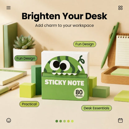 Today Special Offer | 50% OFF🔥Pull-out pearlescent sticky notes, 12 packs per set