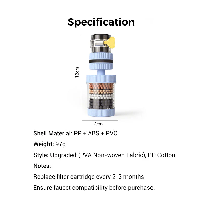 Limited-time 50% off | Faucet Filter – Improve Tap Water Quality