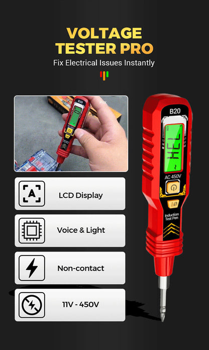 🔥2026 Hot sale🔥Non-Contact Voltage Tester with LCD Display