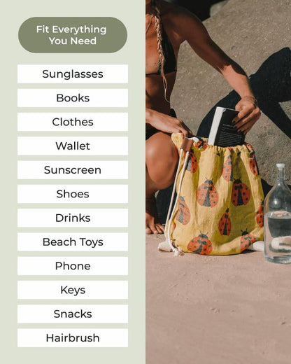 ⏰Limited-time 50% off 🏖️2-in-1 Convertible Towel & Backpack with Inner Zip Pocket & Sand-Repelling Fabric