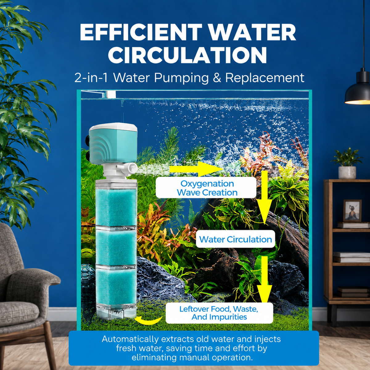 Vantinolf™ – Automatic Aquarium Filter System
