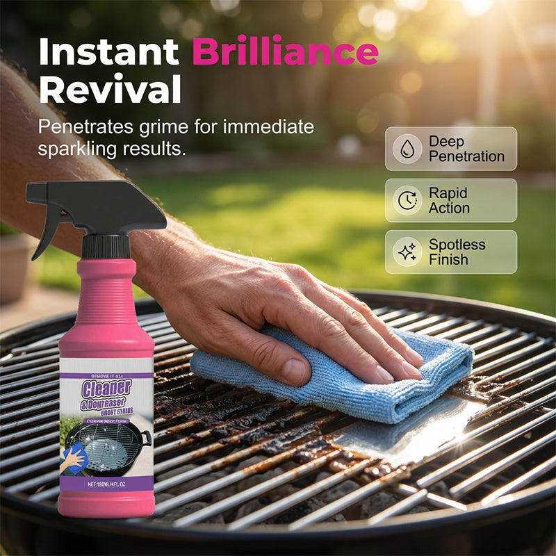 Limited-time 50% discount! Best-selling item of 2026! Fast-Acting Heavy-Duty Grill Degreaser Spray