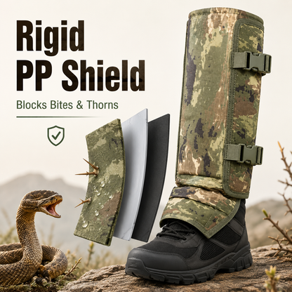 🔥Universal Adjustable Outdoor Snake Protection Leg Gloves🔥 Durable and abrasion-resistant fabric, suitable for hunting and hiking protective gear