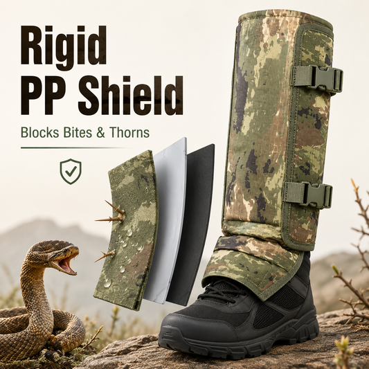 🔥Universal Adjustable Outdoor Snake Protection Leg Gloves🔥 Durable and abrasion-resistant fabric, suitable for hunting and hiking protective gear
