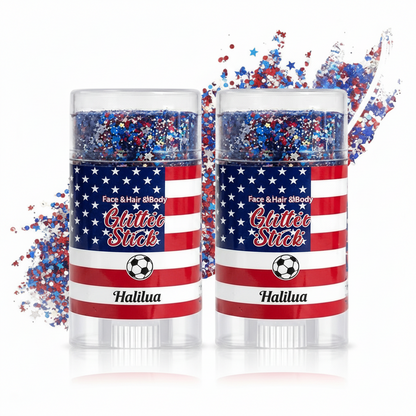 💥50%OFF🦅4th of July Glitter Stick✨Red, White & Blue Body & Hair Sparkle