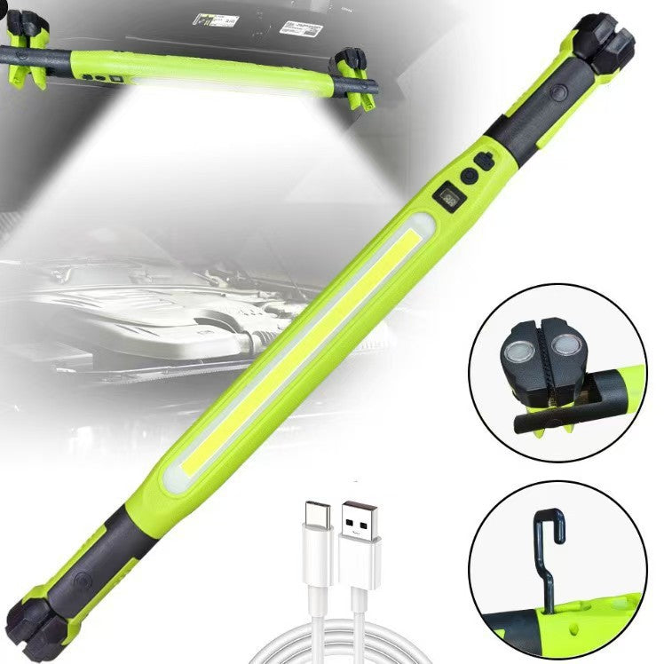 🎁【FathersDayGift】50%OFF🚙 Under Hood Work Light Bar, 3000LM LED Magnetic Light Bar with Hooks