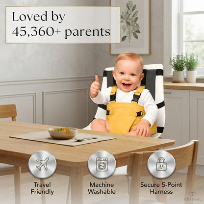 🔥Hot Selling🔥 Foldable portable baby high chair strap