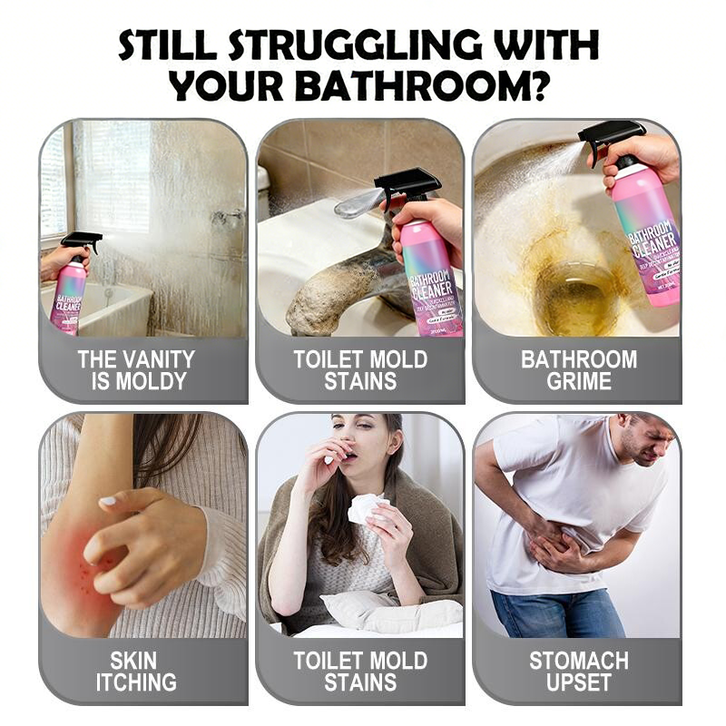 ⚡Today Only 50% OFF✨ Bathroom Cleaner: Sparkle in Seconds, No Harsh Fumes