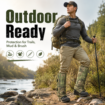 🔥Universal Adjustable Outdoor Snake Protection Leg Gloves🔥 Durable and abrasion-resistant fabric, suitable for hunting and hiking protective gear