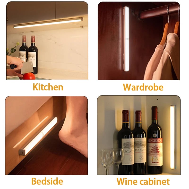 💡Punch-free Smart Sensor Magnetic Rechargeable LED Lights